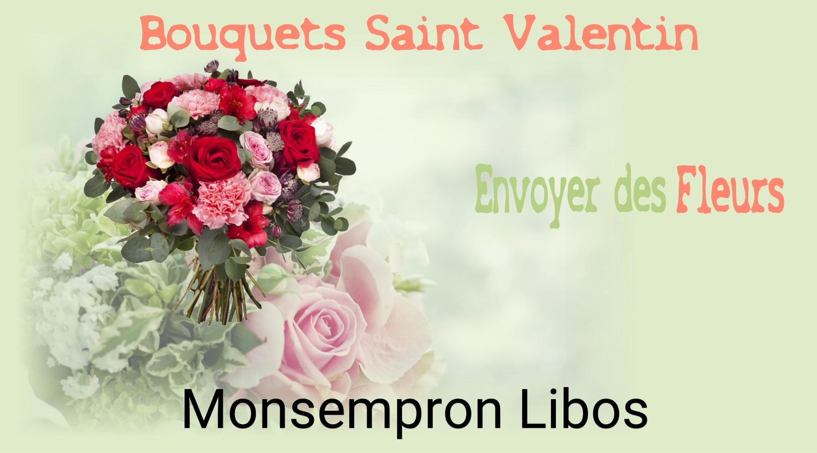 Roses de Saint-Valentin livrées à Monsempron-Libos